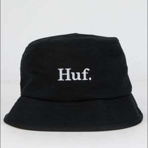HUF Standard Black Bucket Hat (Unisex)